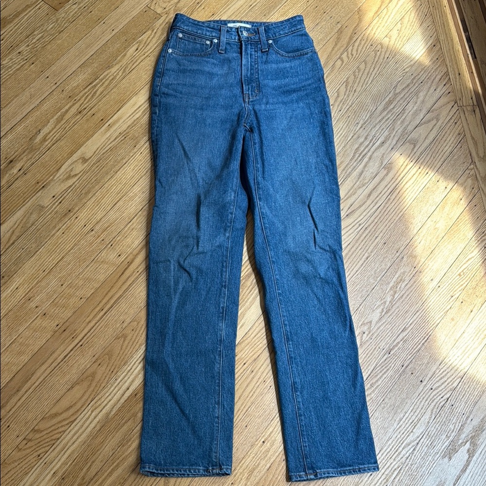 Madewell Curvy Perfect Vintage Straight Jean in 25 Tall